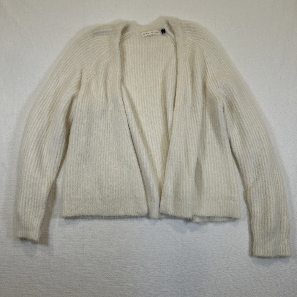 sleeping on snow by Anthropologie Women Sweater Cardigan Open Cream XL
